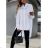 Women's Long Sleeve Extended Shirt (S/M ONE SIZE) ITALIAN FASHION IMPLM236993