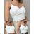 Women's strapless crop top (S/M ONE SIZE) ITALIAN FASHION IMPBB23C26687