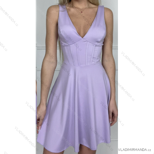 Women's elegant strapless dress (S/M ONE SIZE) ITALIAN FASHION IMPBB23B23297