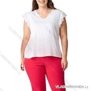 Tunika krátký rukáv dámská nadrozměr (3XL/4XL ONE SIZE) ITALSKÁ MÓDA IMWT23208