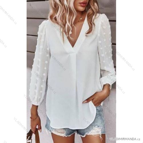 Tunic Shirt Long Sleeve Women Plus Size (2XL/3XL ONE SIZE) ITALIAN FASHION IMWT23222