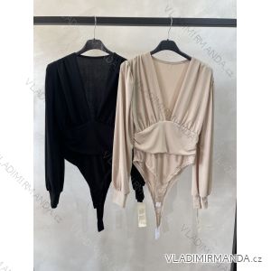 Body dlouhý rukáv dámské (S/M ONE SIZE) ITALSKÁ MÓDA IMPOC235449