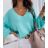 Women's Slim Oversize Long Sleeve Sweater (S/M ONE SIZE) ITALIAN FASHION IMWGM23442