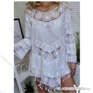 Women's Long Sleeve Lace Tunic (S/M ONE SIZE) ITALIAN FASHION IMWB23094