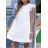 Women's Sleeveless Summer Dress (S / M ONE SIZE) ITALIAN FASHION IMWB22045