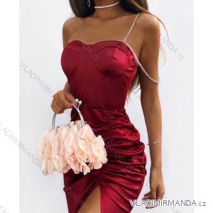 Women's elegant strapless dress (S/M ONE SIZE) ITALIAN FASHION IMPLP2323417015