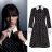 Women's Long Sleeve Collar Dress (S/M ONE SIZE) ITALIAN FASHION IMPBB23P24039