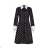 Women's Long Sleeve Collar Dress (S/M ONE SIZE) ITALIAN FASHION IMPBB23P24039