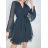 Women's Elegant Long Sleeve Dress (S/M ONE SIZE) ITALIAN FASHION IMPBB23I749501