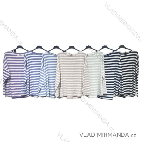 T-shirt long sleeve women's stripe (S/M ONE SIZE) ITALIAN FASHION IMPLM2380285