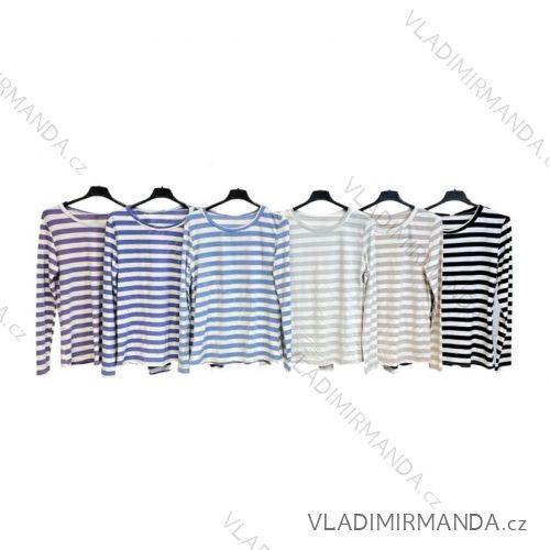 T-shirt long sleeve women's stripe (S/M ONE SIZE) ITALIAN FASHION IMPLM2380229