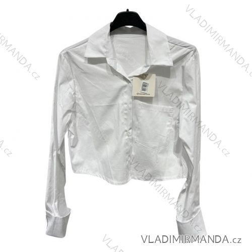 Women's Long Sleeve Shirt (S/M ONE SIZE) ITALIAN FASHION IMPLM232302100