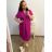 Women's Plus Size Short Sleeve Oversize Dress (3XL/4XL ONE SIZE) ITALIAN FASHION IMC23132