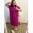 Women's Plus Size Short Sleeve Oversize Dress (3XL/4XL ONE SIZE) ITALIAN FASHION IMC23132