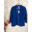 Šaty letní na ramínka dámské (S/M ONE SIZE) ITALSKÁ MÓDA IMPBB22B21841 Royal blue S