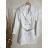 Women's Long Sleeve Jacket/Coat (S-XL) ITALIAN FASHION IMPGM237704-02 Beige S