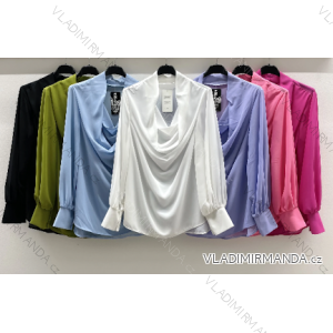 Women's Long Sleeve Tunic/Blouse (S/M ONE SIZE) ITALIAN FASHION IMPDY23HD4388