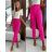 Women's Long Stretch Pants (L/XL ONE SIZE) ITALIAN FASHION IMD23130