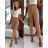 Women's Long Stretch Pants (L/XL ONE SIZE) ITALIAN FASHION IMD23130