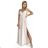 299-6 CHIARA elegant maxi dress with straps - beige