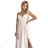299-6 CHIARA elegant maxi dress with straps - beige