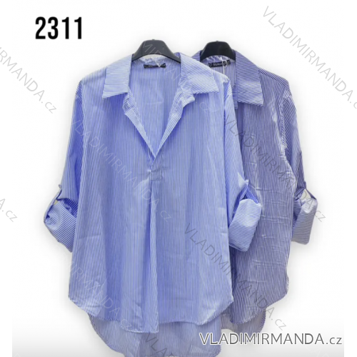 Women's Elegant Long Sleeve Blouse (S/M ONE SIZE) ITALIAN FASHION IMM23MS53757