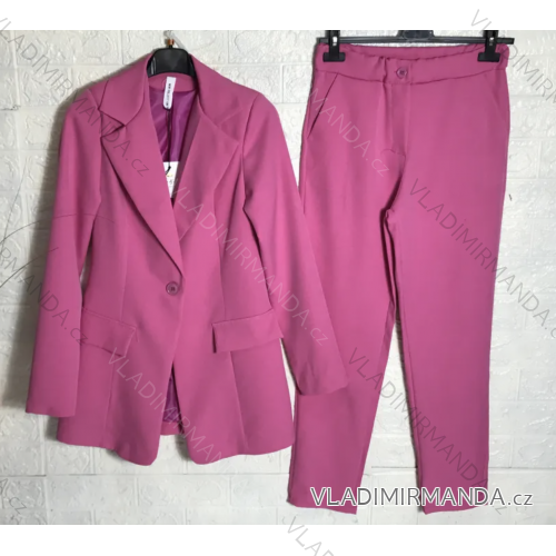 Set aus langärmligen Hosen und Jacken für Damen (S-XL) ITALIAN FASHION IMPGM237879-2 rosa L