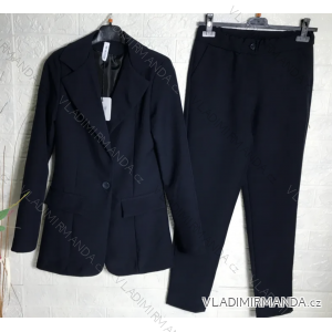 Souprava kalhoty a sako dlouhý rukáv dámská (S-XL) ITALSKÁ MÓDA IMPGM237879-4
