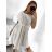 Women's sleeveless summer dress (UNI SL) ITALIAN FASHION IMK201505107 XL/2XL white