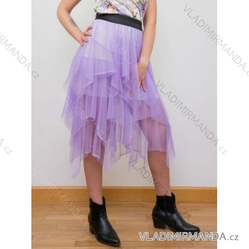 Sukně tylová středně dlouhá dámská (S/M ONE SIZE) ITALSKÁ MÓDA IMD23198