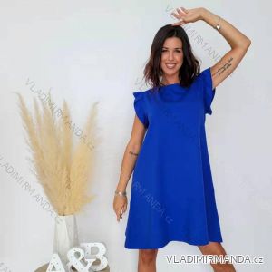 Women's Casual Cotton Summer Short Sleeve Dress (S/M/L ONE SIZE) ITALIAN FASHION IMC23203