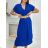 Women's Long Chiffon Short Sleeve Dress (S/M ONE SIZE) ITALIAN FASHION IMWGM23456