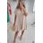 Women's Long Chiffon Short Sleeve Dress (S/M ONE SIZE) ITALIAN FASHION IMWGM23456