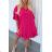 Women's Long Chiffon Short Sleeve Dress (S/M ONE SIZE) ITALIAN FASHION IMWGM23456