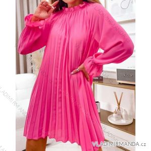 Women's Long Chiffon Short Sleeve Dress (S/M ONE SIZE) ITALIAN FASHION IMWGM23456