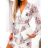 Women's Elegant Long Sleeve Dress (S/M ONE SIZE) ITALIAN FASHION IMWGB23964