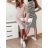 Women's Sports Long Sleeve Midi Dress (S/M ONE SIZE) ITALIAN FASHION IMWGB231011