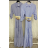 Women's Long Shirt Long Sleeve Dress (S/M ONE SIZE) ITALIAN FASHION IMPLP2310000014