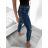 Rifle jeans dlouhé push-up dámské (XS-XL) RE DRESS  RED22RE3682A/DU tmavě modrá XS