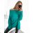 Women's Long Sleeve Knitted Turtleneck Sweater (S/M ONE SIZE) ITALIAN FASHION IM323001