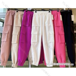 Women's Long Pocket Pants (S/M ONE SIZE) ITALIAN FASHION IMWK231079