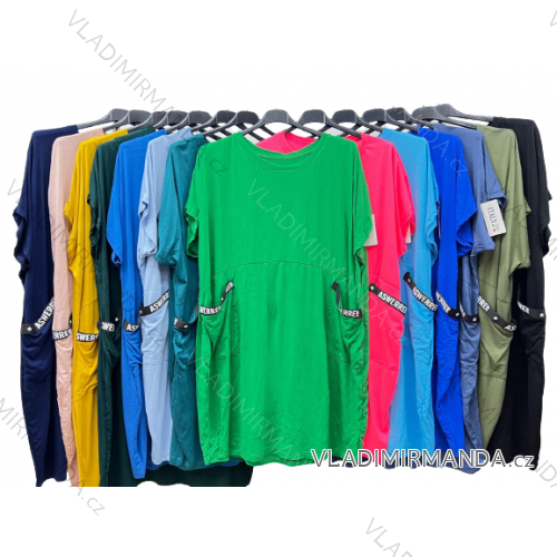 Shirt extended 3/4 long sleeve women's (L/XL/2XL ONE SIZE) ITALIAN FASHION IM423025