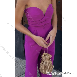 Women's Strapless Long Jumpsuit (S/M ONE SIZE) ITALIAN FASHION IMPCF2327185