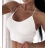 Women's Strappy Crop Top (S/M ONE SIZE) ITALIAN FASHION IMPCF2322724-23