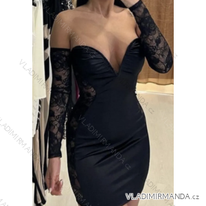 Elegantes Carmen-Kleid für Damen (Einheitsgröße S/M) ITALIAN FASHION IMPCF236209