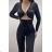 Women's Long Long Sleeve Jumpsuit (S/M ONE SIZE) ITALIAN FASHION IMPCF2326644