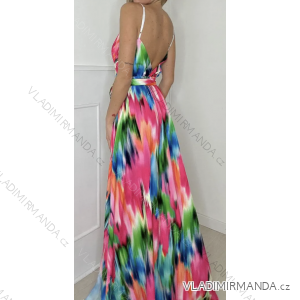 Women's Summer Long Elegant Strapless Dress (S/M ONE SIZE) ITALIAN FASHION IMPBB23B21845A