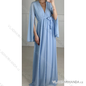 Women's Long Elegant Long Sleeve Dress (S/M ONE SIZE) ITALIAN FASHION IMPBB23B23484