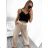 Women's Elegant Belt Long Sleeve Dress (S/M ONE SIZE) ITALIAN FASHION IMM23UN6139