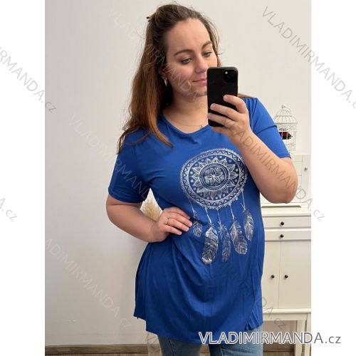 T-shirt vayage short sleeve women (uni s / m) ITALIAN FASHIONIM420165 black 3xl / 4xl Royal blue